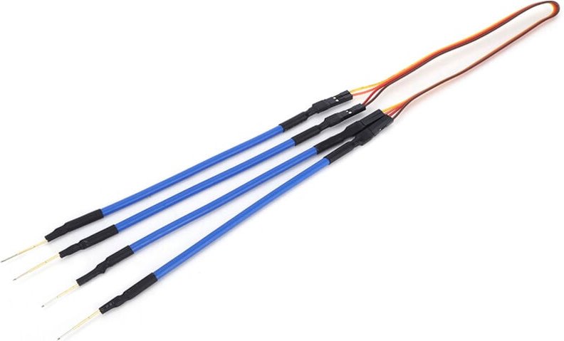 TEILE/SATZ LED Rahmen BDM 4 Sonde Stifte mit Anschluss Kabel Passt für KTAG Kess V2 FGTECH BDM100