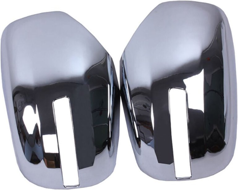 2 StüCk Auto abs Chrom RüCkspiegel Heck Ansicht Abdeckung Trim für Triton / L200 2015 - 2017 Styling