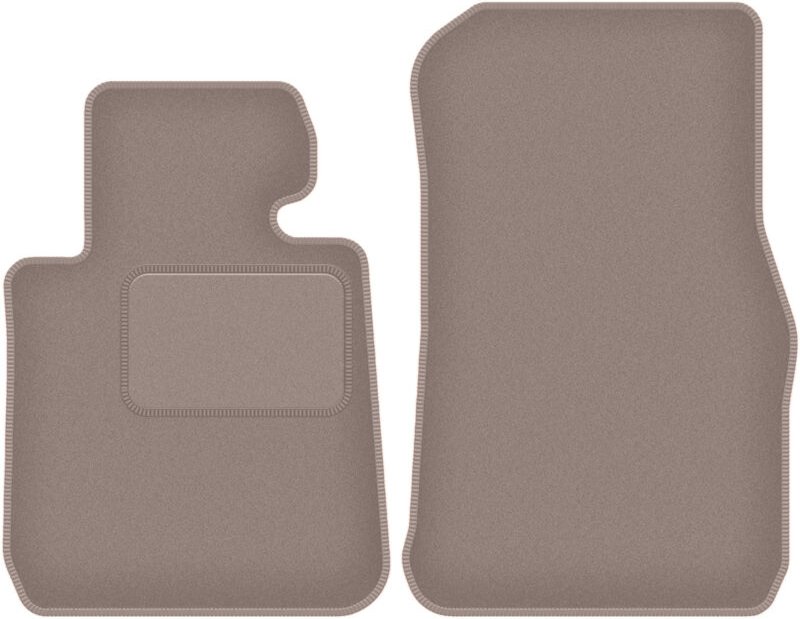 Beige Vordermatten für: BMW 1 F22 Coupé (2011-2019)
