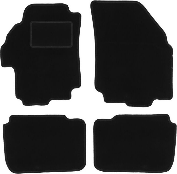 Schwarze Veloursmatten für: Suzuki Liana Fließheck, Limousine, Kombi (2001-2004)