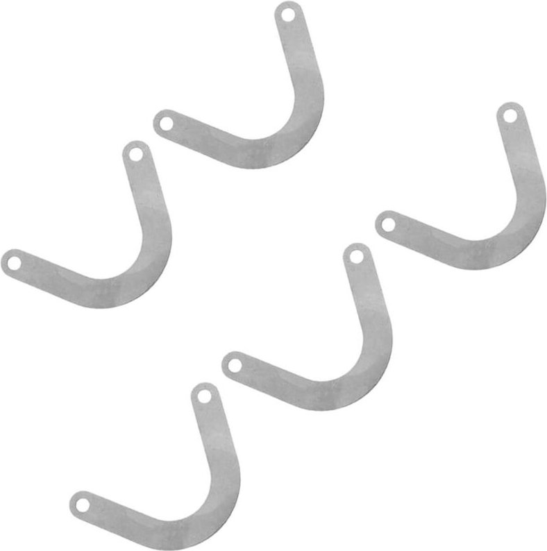 5 Stück Metall-Ventilplatte, U-förmiges Metall-Luftkompressor-Zubehör, Ventilplatte, 59 mm breit, Elektrowerkzeug-Teile-...