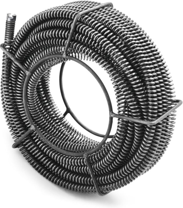 Ø 16 mm + 8 m Federspirale Rohrreinigungsspiralen Set Rohrbreite: Ø 30-100 mm für Rohrreinigungsgerät Rohrreiniger Rohrr...