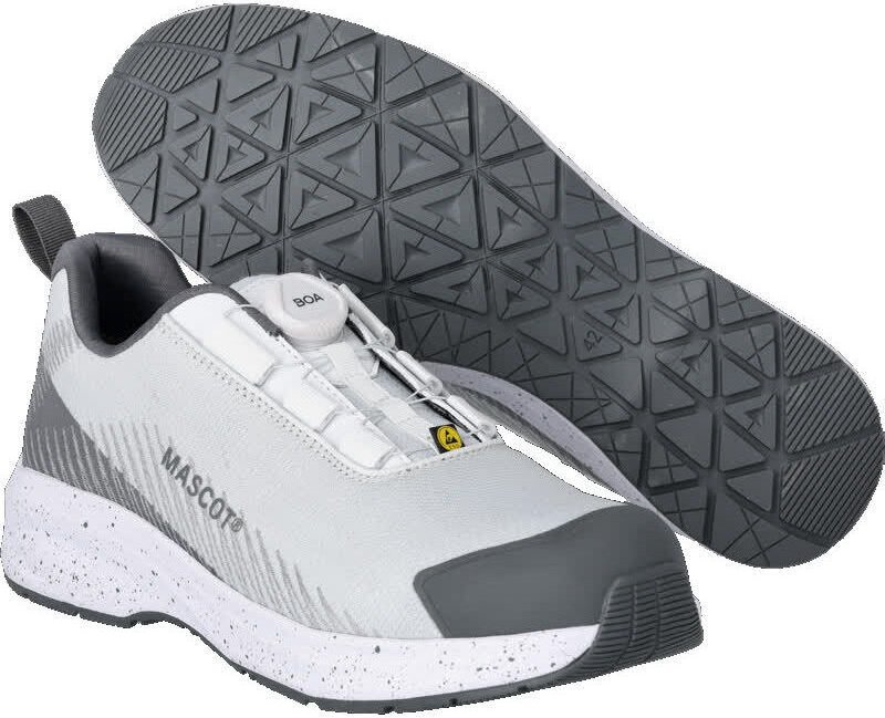 Thumbnail - Sicherheitshalbschuh footwear customized F1601-909 S1PS Gr. 47 white/stone grey - Mascot
