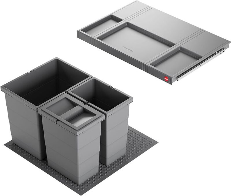 Thumbnail - Hailo - Allegro System, Mülleimer Einbau 60cm Schublade, Frontauszug