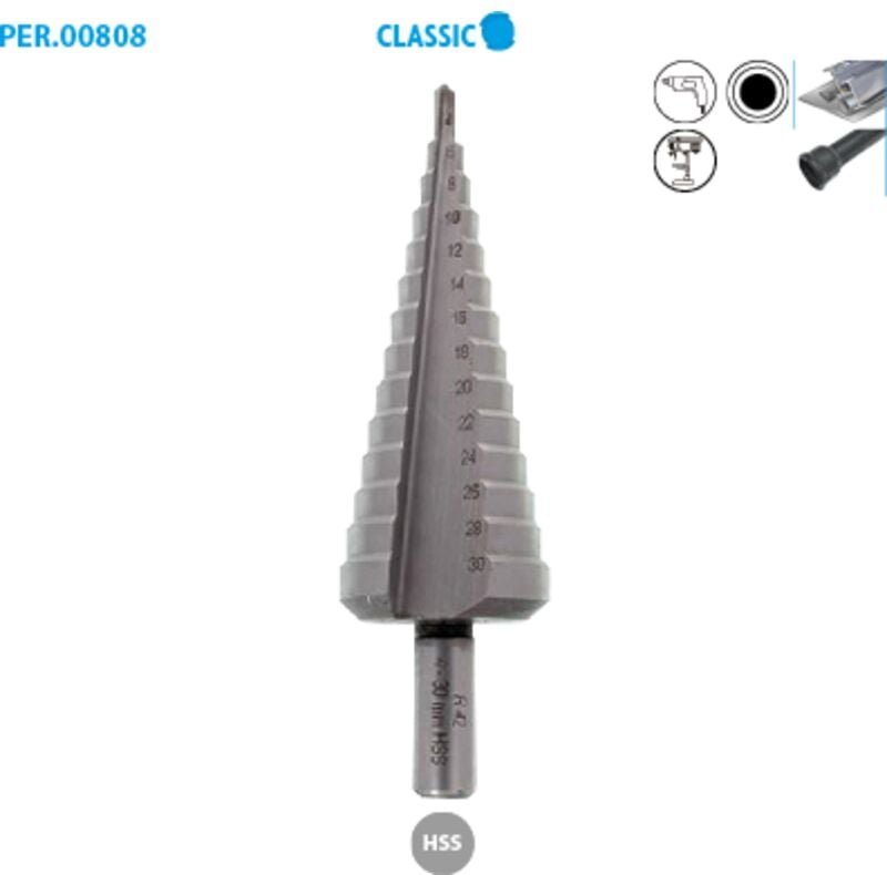 Thumbnail - Gestufter Metallbohrer HSS Classic ø 4-12 mm