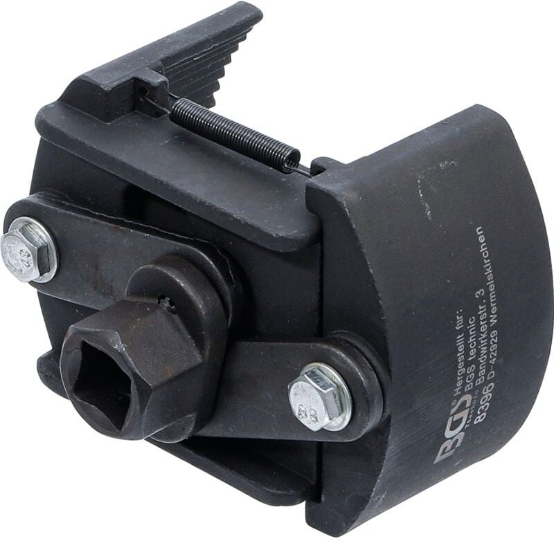 Bgs Technic - bgs Universal-Ölfilterschlüssel 8396, Antrieb Innenvierkant 12,5 mm (1/2'), ø 80 - 98 mm