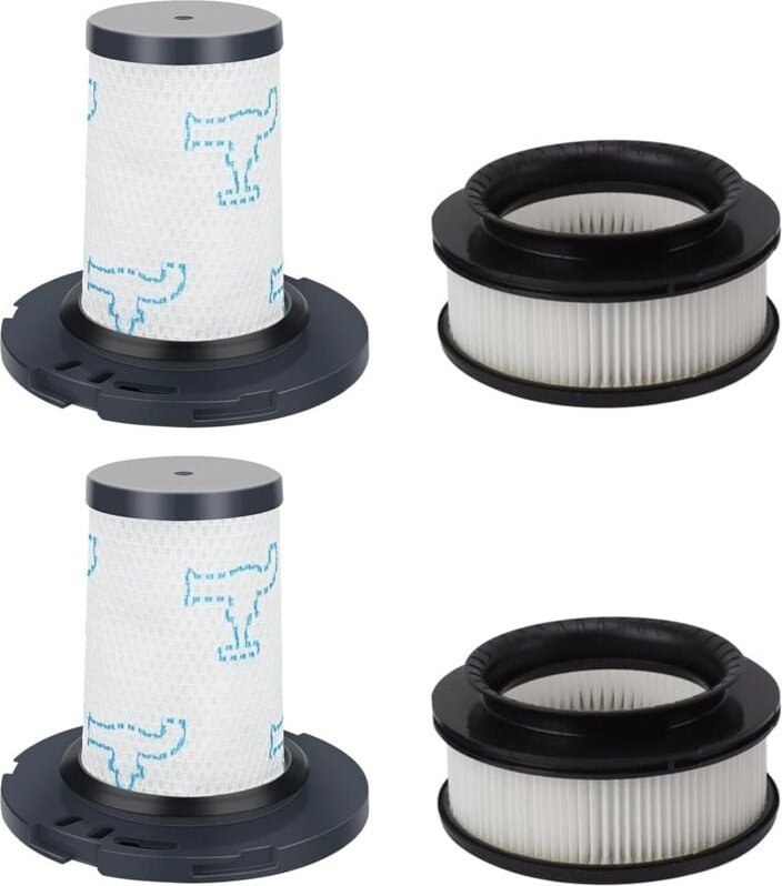 4-teiliges HEPA-Filter-Ersatzzubehör-Set für Rowenta X-Force Flex 11.60 14.60 15.60 Animal RH9878 RH9898 RH9958 RH99F1 S...