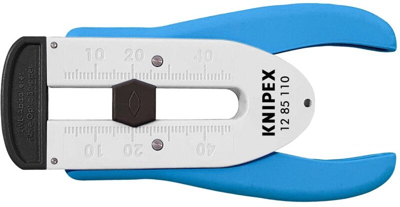 Knipex - 12 85 110 sb Abisolierwerkzeug f. Glasfaserkabel Abisolierwerkzeug Geeignet für Rundkabel
