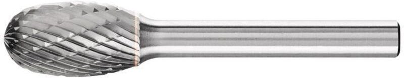 Hartmetall Frässtift Tropfen tre ø 12x20mm Schaft-Ø 6 mm Z5 universal fein - Pferd