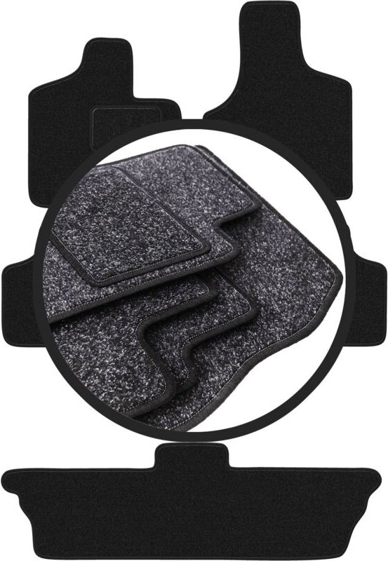 ANTHRA Autofußmatten für: Chrysler Voyager III 7-Sitzer (2001-2007)