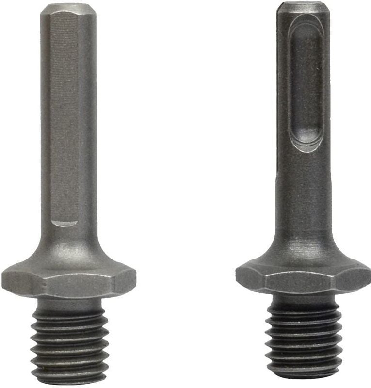 2 Stück M14-Außengewinde auf sds Plus-Innen- und Innendreiecksadapter zum Bohren mit Schleifmaschinen