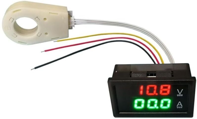 DC 0-300V 100A Hall-Effekt-Voltmeter Batteriemonitor LED Digital Current Meter 12V 24V 36V 48V 60V Wiederverwendbar