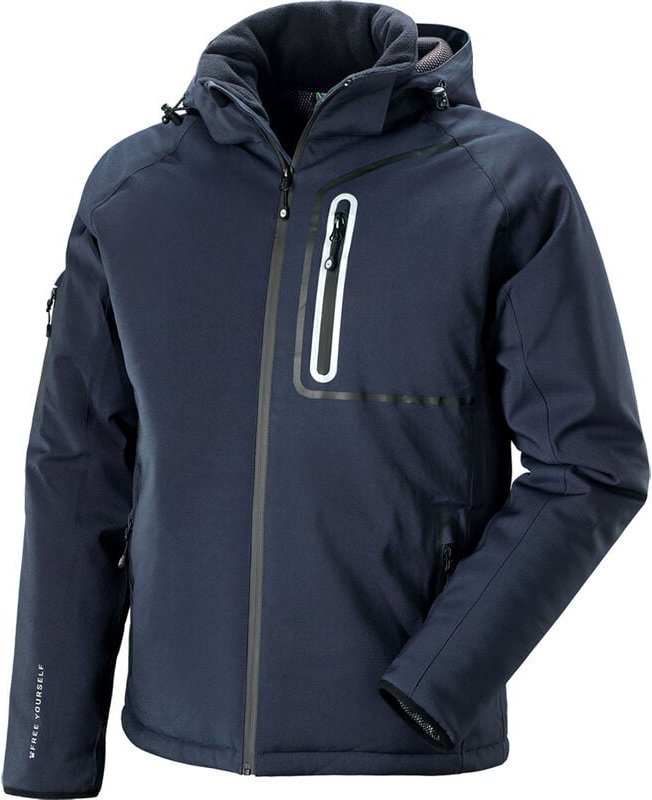 Neri Calgary Wasserdichte Arbeitsjacke - XL - Blau
