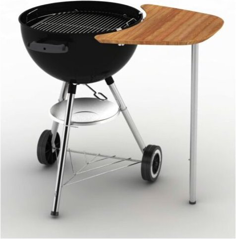 Thumbnail - Weber Bambusholz Arbeitstisch, für Holzkohlegrills mit 47cm und 57cm (außer Compact Kettle)