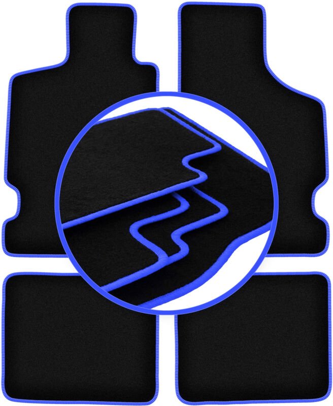 CARLUX-BLUE Autofußmatten für: Citroen Saxo Fließheck (1996-2003)
