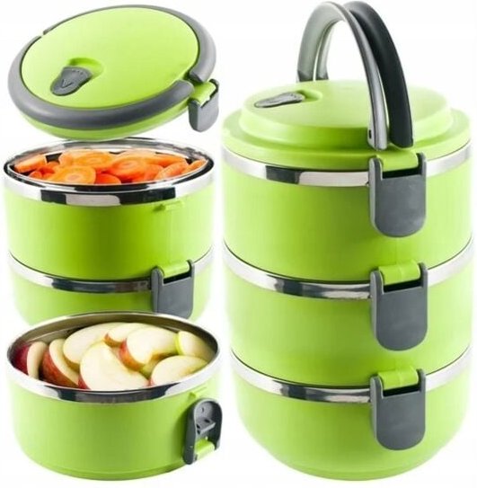 Lebensmittel Thermal Lunch Flasche Thermal Container 2,1l Tragbare Tourist