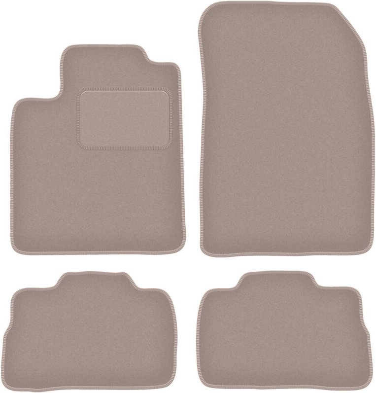 Beige Veloursmatten für: Suzuki Kizashi Limousine (2009-2014)