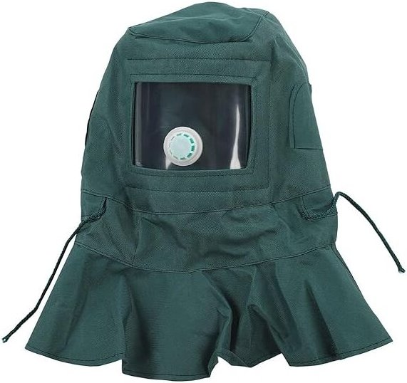 Sandstrahlhaube Nackenschutz zum Sandstrahlen Schleifmittel Sandstrahler Schutzhaube Gesichtsmaske Schild Pulverbeschich...