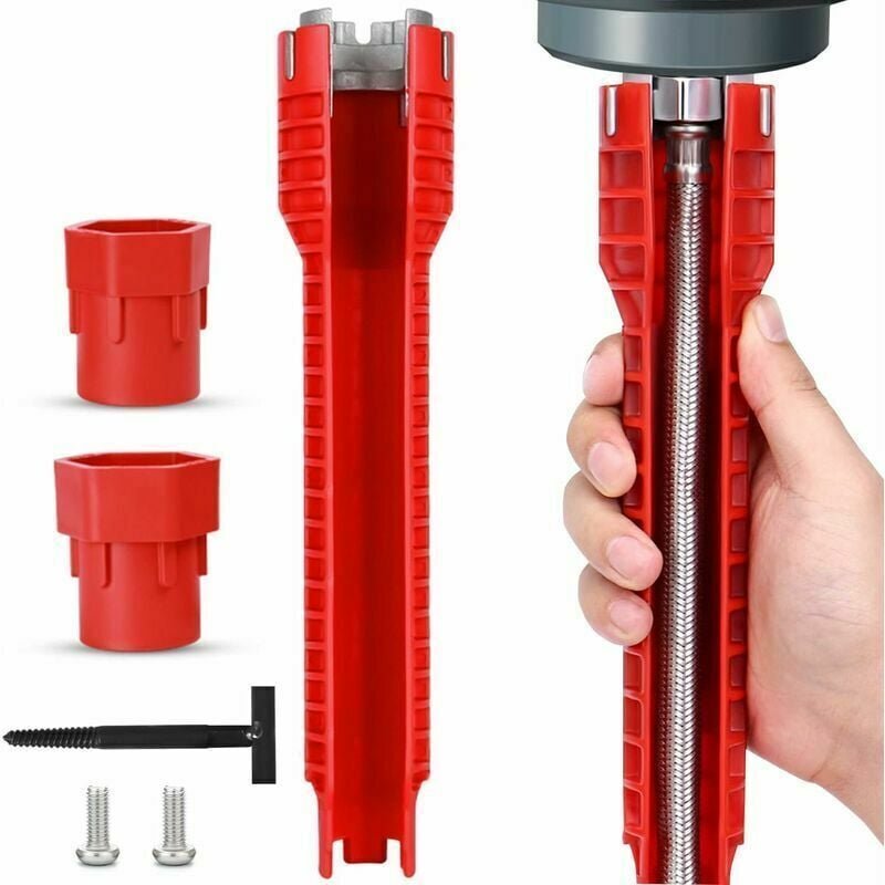 Odipie - in 1 Wasserhahn- und Spülbecken-Installationsschlüssel für die Reparatur von Kücheninstallationen, Spülbecken-I...