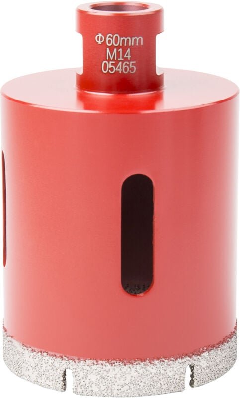 Profi Diamant Fliesen Bohrkrone, M14, Durchmesser 60 mm, Dosenbohrer, Dosensenker, für Winkelschleifer mit M14 Gewinde, ...