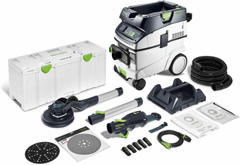 Langhalsschleifer- und Sauger-Set planex lhs 2 225 eqi/ctm 36-Set - Festool