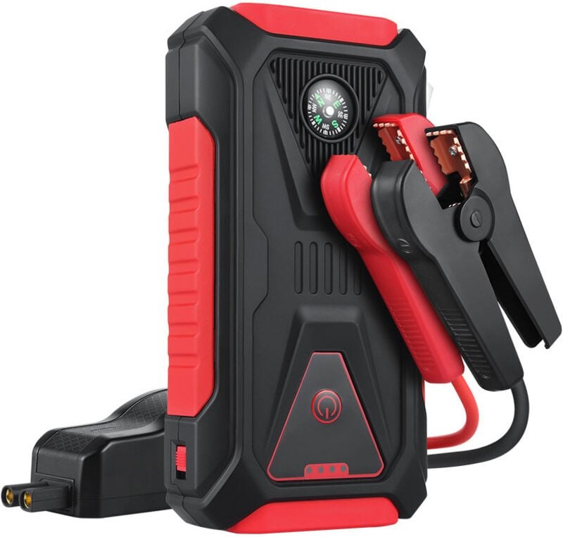 Batterie-Starthilfe, 12 V, 1000 A Peak, tragbares Autobatterieladegerät für bis zu 6 l Benzin-/4 l Dieselmotoren, 16800 ...