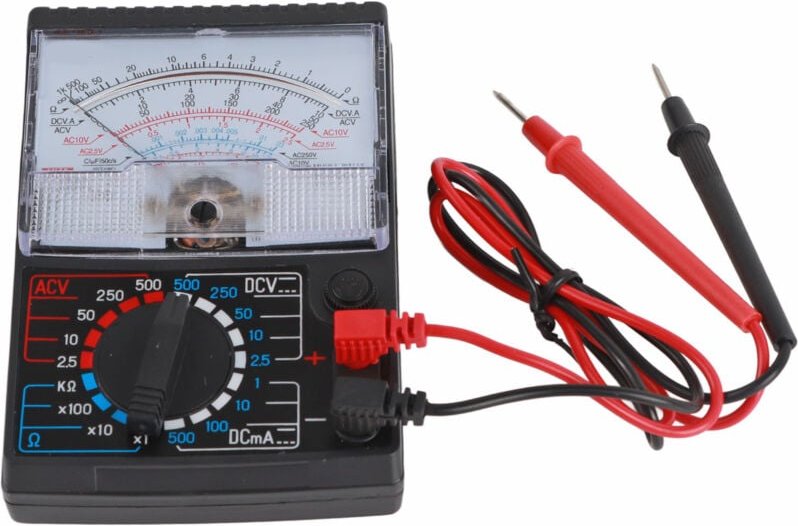 Jeffergarden - Widerstandsprüfgerät mit 18 Stufen und 21 Bereichen, Multimeter-Multitester, analog für die weit verbreit...
