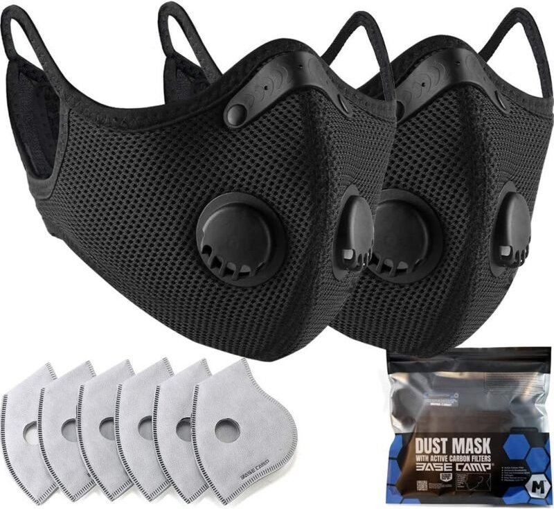 Staubmaske für Holzarbeiten, Bauarbeiten, Mähen, Schleifen, Gartenarbeiten, Reinigen, Malen, Sägen und Schleifen