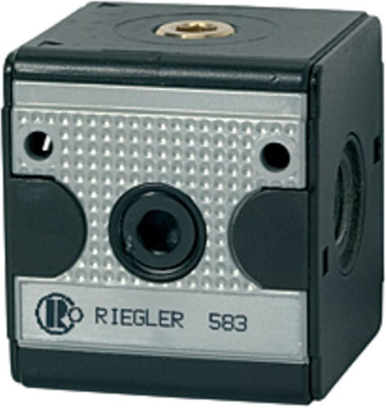 Verteiler »multifix«, breite Ausführung, bg 3, g 3/4, 4 Abgänge - Riegler