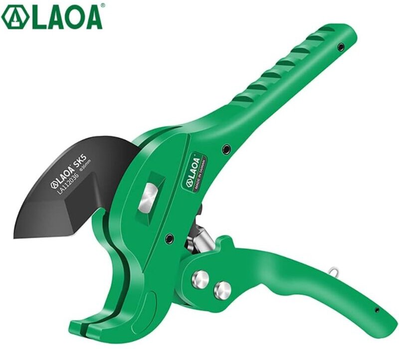 PVC-Rohrschneider, Schneidratsche mit SK5-Klinge – Kunststoff-Rohrschneider, Schneidklempner, robuster Rohrschneider für...