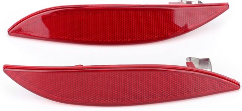 Ej.life - Megane Reflektor hinten + hintere Stoßstange Reflektorstreifen links & rechts 26560004R passend für Megane MK3...