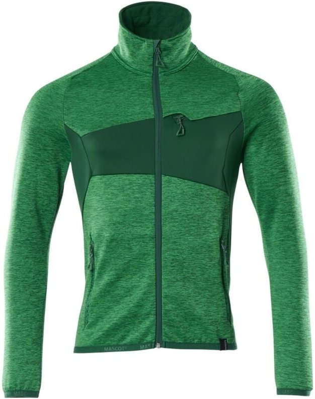 Thumbnail - Mascot - accelerate Fleecepullover mit Reißverschluss Gr. 3XL grasgrün/grün
