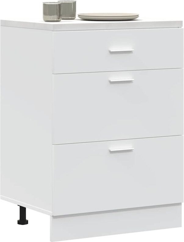 Thumbnail - Küchenunterschrank Lyon Weiß Holzwerkstoff Vidaxl