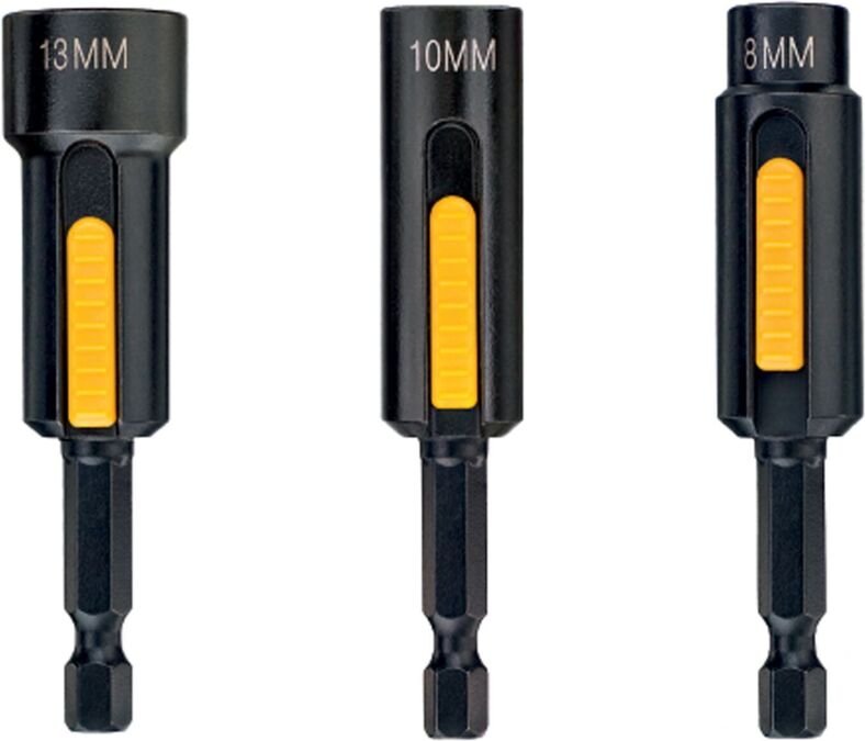 Steckschlüssel-Set 3-tlg. mag. 1/4Zoll - Dewalt