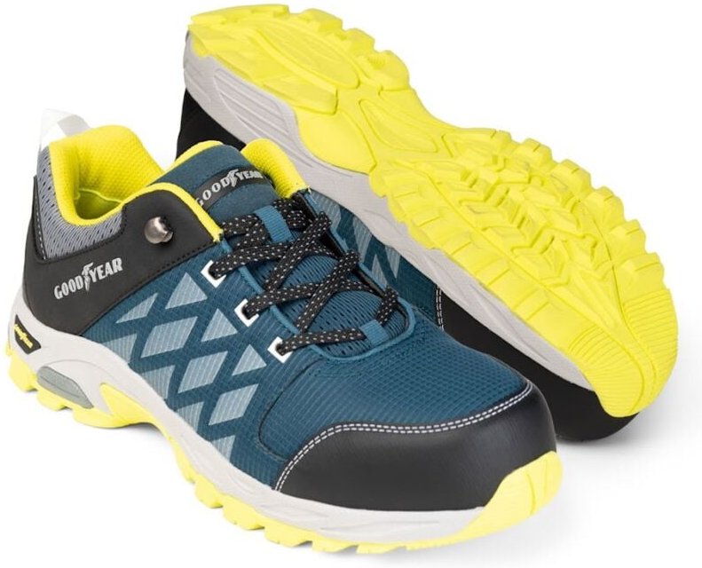 GOODYEAR S1P Sicherheitsschuhe Petrol/Gelb 41