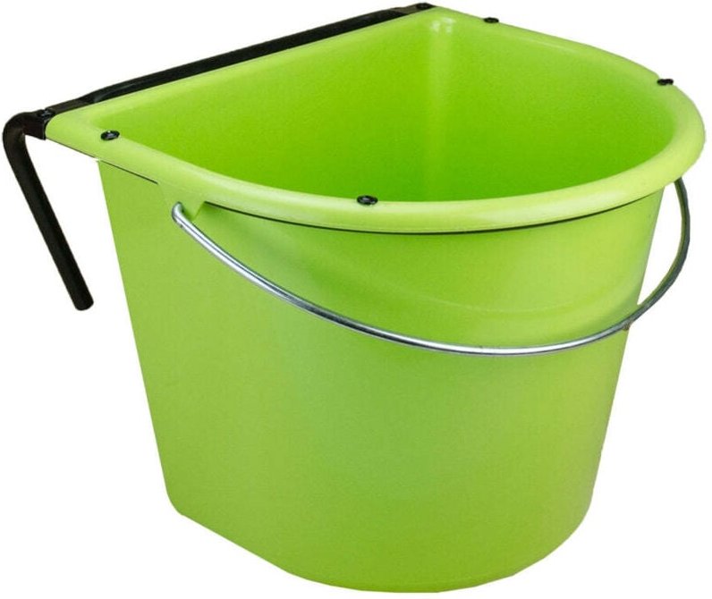 Futtertrog 15 lt mit haken und griff kalk