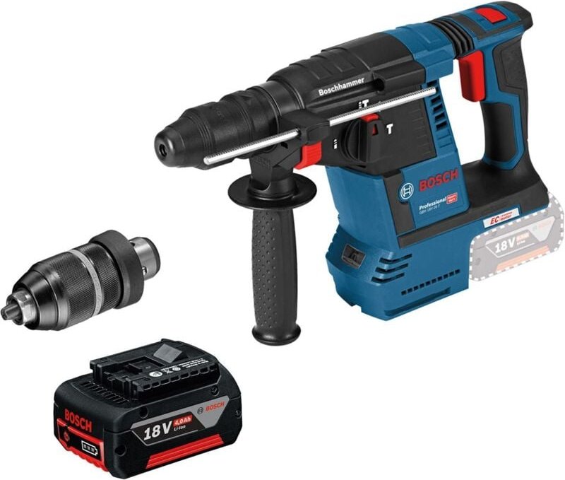 Bosch Akku-Bohrhammer GBH 18V-26 F / 1x 4,0 Ah Akku