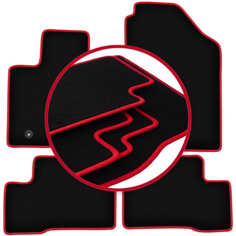 CARLUX-RED Autofußmatten für: Kia Sportage V Hybrid SUV (2021-)