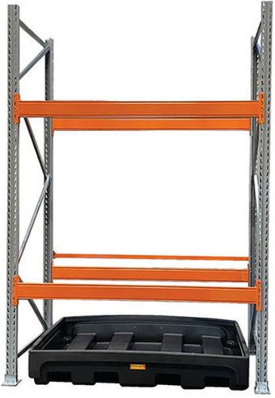 Palettenregale 2 Ebenen - Nächstes Element - Länge 2870mm - Nur mit einem Startmodul verwendbar - 245012