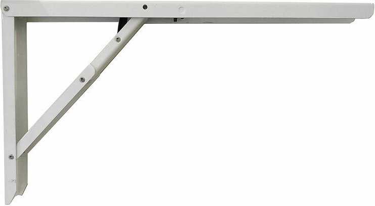 Zusammenklappbares Stahlviereck weiß 30x52cm.