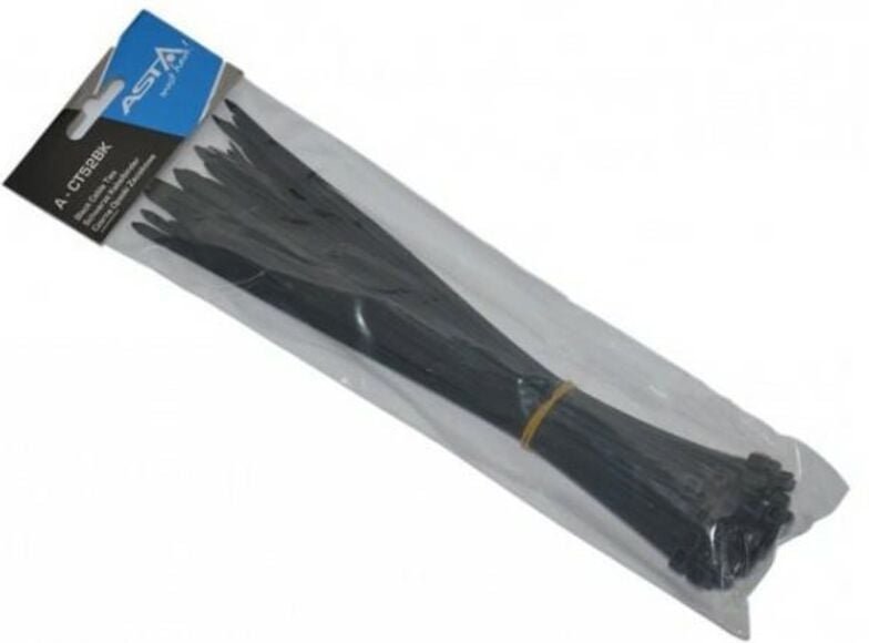 Thumbnail - Kabelbinder Asta 5x250mm, 50 Stück, schwarz, ideal zum Befestigen und Sichern de von Kabeln, strapazierfähiges Design, s...