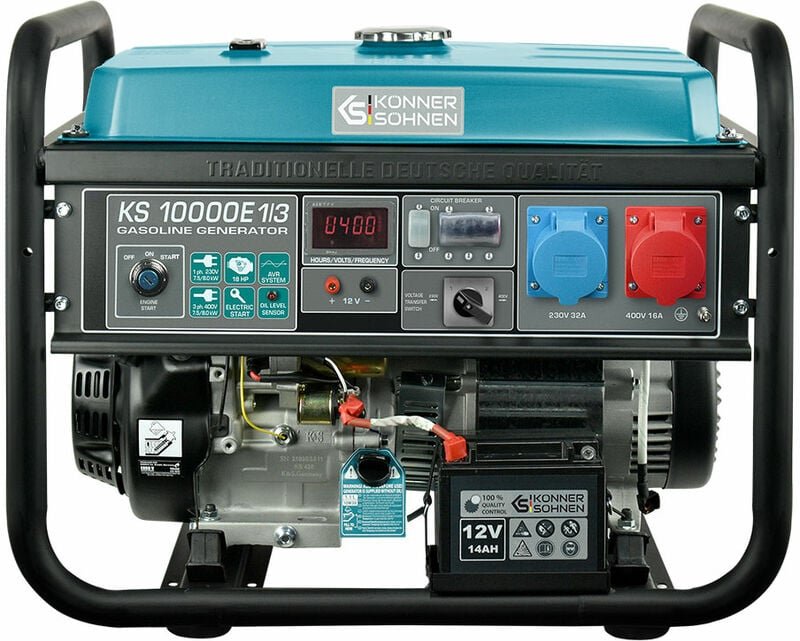 Könner&söhnen - KS10000E-1/3 Stromerzeuger Strom generator Benzin Notstromaggregat 8.0 kW