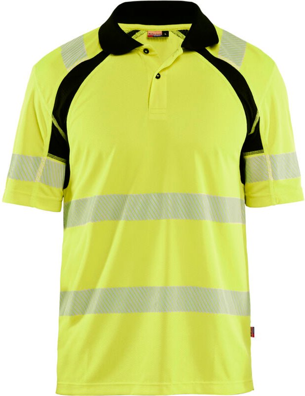 Hochsichtbares Arbeitspolo 3595 - Gelb/Schwarz S