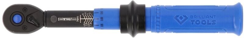Ks Tools - Brilliant Tools 1/4 Ratschen-Drehmomentschlüssel umschaltbar, 1-5 Nm