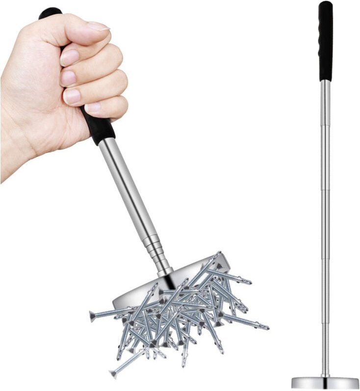 Thumbnail - Gabrielle - Magnetisches Aufnahmewerkzeug, Teleskopmagnet, 23,4 bis 84,8 cm magnetische Teleskopstange, Teleskop-Magnetw...