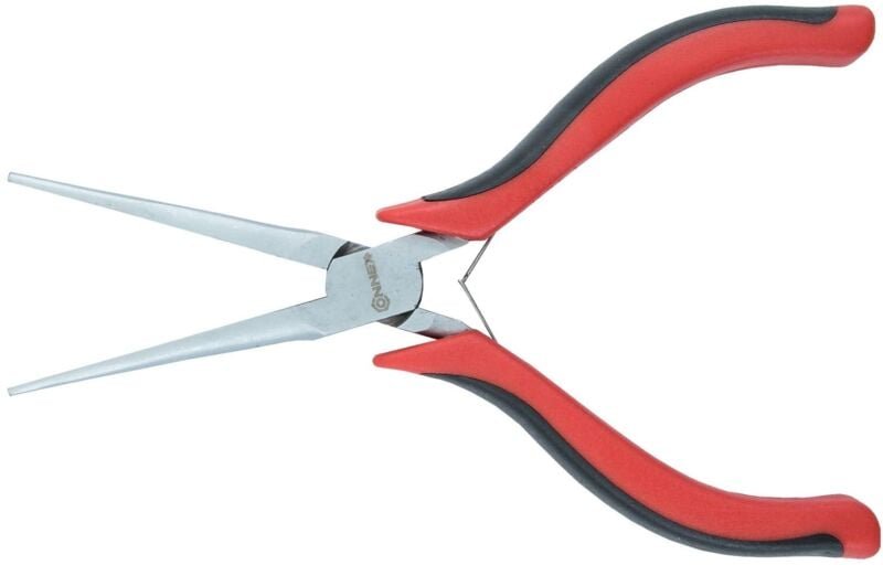 Thumbnail - Elektronik-Flachspitzzange 145 mm mit Doppelfeder Zwei-Komponentengriffen Spitzzange