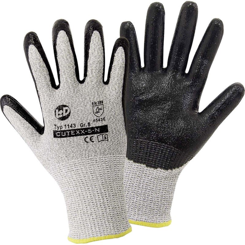 L+d - Leipold Doehle CUTEXX-5-N 1143-9 Schnittschutzhandschuh Größe (Handschuhe): 9 cat ii 1 Paar