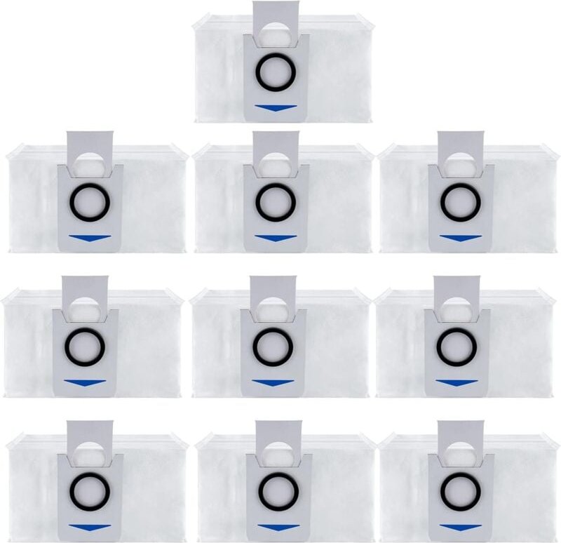 Bluedeer - Einweg-Staubsaugerbeutel für ecovacs deebot X1 omni deebot T10 T20 Omni Roboter Staubsauger, Ersatzzubehör, 1...