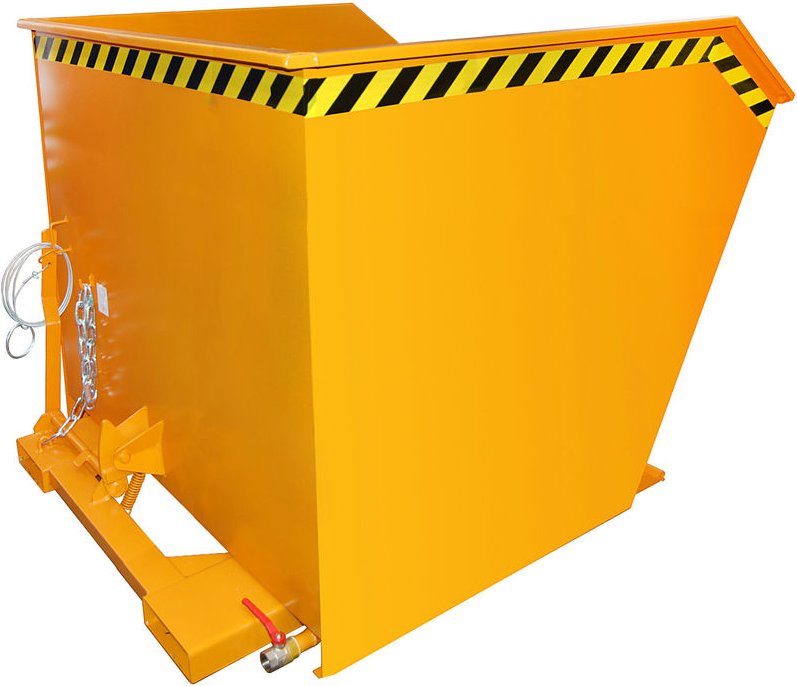 Bauer Spänebehälter SGU 200, lackiert, Gelborange