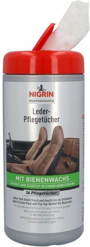Performance Leder-Pflegetücher mit Bienen-Wachs 36x